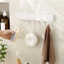 Kitchen Storage Utensil Rack For No Drill Wall Mount Knives Stand Holder With 6 Hooks