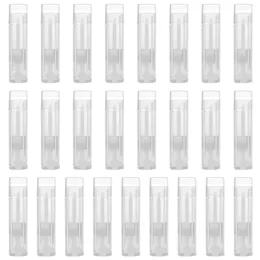 Lip Gloss 25 Pcs Containers Tubes Lipstick Holder Plastic Empty Diy Kit Mini Sample Cosmetic Container