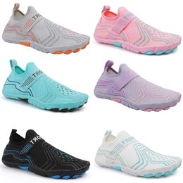 2024 Sandals Water Shoes Men Summer Swimming red orange green blue pink black purple Outdoor Man Women Slippers Quick Dry Aqua Flats Yoga Sock Eur 36-45