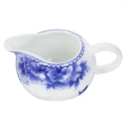 Dinnerware Sets Creamer Coffee Pitcher Small Ceramic With Handle Peony Ceramics Container Syrup Liquid Milk Cups