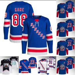 New York''Rangers''88 Patrick Kane New York 2022-23 Reverse Retro Jersey Vladimir Tarasenko Adam Fox Igor Shesterkin Mika Zibanejad Artemi P