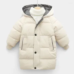Down Coat Winter Kids Coats Children Boys Jackets Fashion Thick Long Girls Hooded Snowsuit 3-10Y Teen Overcoat Parkas