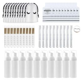 2550Pcs Eyelash Extension Shampoo Foam Set 5ML Mousse Concentrate Makeup Remover Tool for Mascara with Brush Women's Cleanser 240124