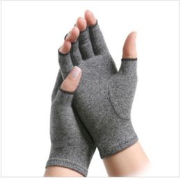 Anti Arthritis Gloves Compression Gloves Carpal Arthritis Joint Pain Promote Circulation A Pair Copper Comfortable Fingerless170W