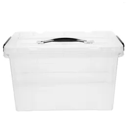 Storage Bags Bins Transparent Box Plastic Boxes With Lids Containers Japanese-style Bed Bottom