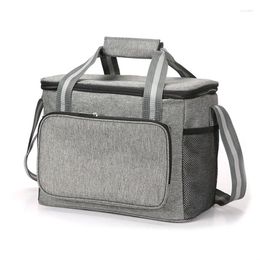 Dinnerware Portable Lunch Bag Thermal Insulated Box Tote Cooler Handbag Bento Pouch Dinner Container Storage Bags