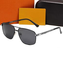 Top luxury Sunglasses polaroid lens designer womens Mens Adumbral Goggle senior Eyewear For Women eyeglasses frame Vintage Metal S266I
