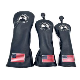 Golf Small Tree pattern Head cover Driver Covers Fairway Wood Hybrid Putter Cover Pu Leather 240122