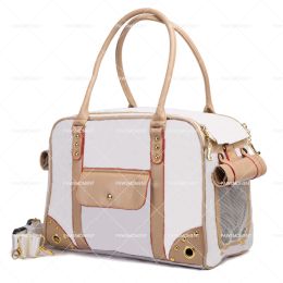 Carriers Pet Handbag Dog Carrier Purse Designer Cat Small Dog Transport Bag Pet Carrying Box Dog Travel Bag Airline Approved OT0051