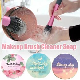 Makeup Brushes Brush Cleaner Soap Pad Washing Eyebrow Tool Cosmetic A3P8