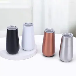 Water Bottles 180ML Eggshell Cup U-shaped Heat-resistant Stainless Steel Wine Beer Mug Insulated Bottle Thermal Drinking Kettle