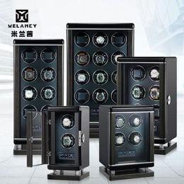 Watch Boxes & Cases High-End Wood Winders Fashion Automantic Self Winding Mechanical Winder Storage Display Gift245Y