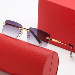 designer sunglasses for women mens sunglasses luxury glasse womens New square Metal temple material business casual Spring hinge S188F