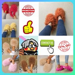 Designer Casual Platform Plush slippers cotton padded for women man Autumn Winter Keep Warm Comfortable wear resistant Indoor Wool Fur Slippers Full Softy