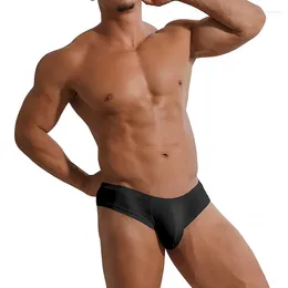 Underpants 9 Colour Men Sexy Bikini Underwear Modal Solid Jockstrap Shorts Briefs Lingerie Man Brief AD7502