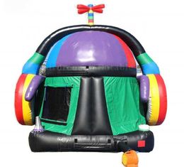 4m 13ft dia Party theme rainbow Colourful inflatable disco dancing music dome bouncy castle jumping Bouncer 003