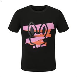 Mens T-Shirts women T-Shirts Psychoes Bunnies Cotton T Shirt Fashion Letter Casual Summer Printing Short Sleeve couple Casual outdoor high Quality t shirt 4MZI