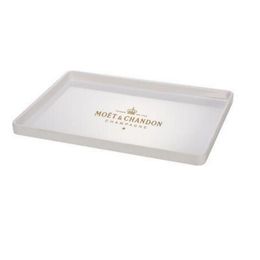 White Plastic Tray Dessert Plate Snack Storage tablet Kitchen plates323G