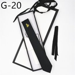 Vintage neck tie fashion designer neckties 2023 mens letter print handmade business leisure cravat neckwear embroidery letter jacq2888