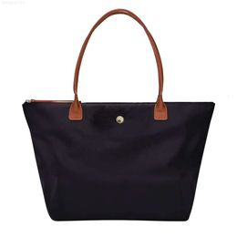 Support Oem Odm Custom Shoulder Tote Bag for Women Nylon Top-handle Purse Foldable Weekend Hobo Handbag