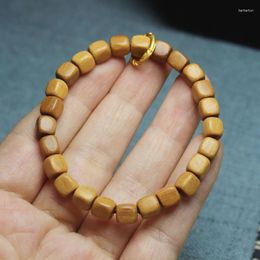 Strand Indonesia Sandalwood Square Sugar Bracelet Yin And Yang Ring Flexible Wholesale