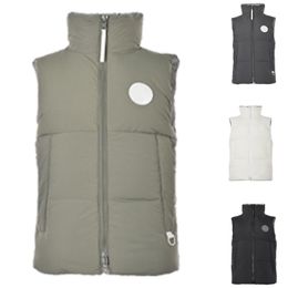 Womens New Goose Down Jacket Vest Capsule Series White Label Down Autumn and Winter Sleeveless Vest Coat