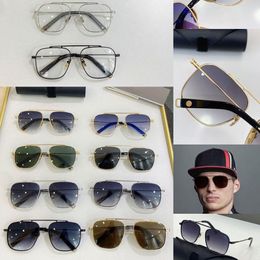 casual mens sunglasses designer woman Sunglasse cool Pilot sunglass man drive square glasses frame high quality Italy brand luxury2366