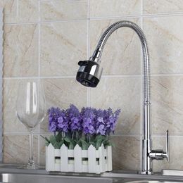 Kitchen Faucets Facuet Free To Rotate Contemporary Design Faucet Torneira Chrome Brass Tap Swivel Vessel Bar Sink Taps