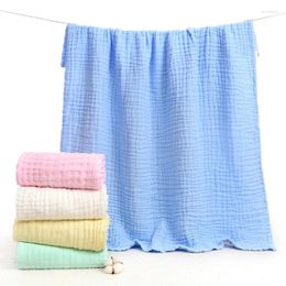 Blankets Breathable 6-Layers Gauze Baby Receiving Blanket Muslin Born Infant Bath Towel Warm Sleep Bed Cover A2UB