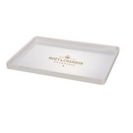 White Plastic Tray Dessert Plate Snack Storage tablet Kitchen plates268k