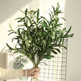Decorative Flowers Lightweight Fake Leaves Environmentally Friendly Eco-friendly Simulation Plant Olive Branch Decoration