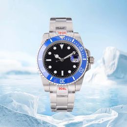 montre de luxe 2024 Mens Automatic Dive Watch Ceramic Bezel 904L Stainless Steel Mechanical Diving Wristwatch Sapphire Crystal Waterproof Watch designer relojs