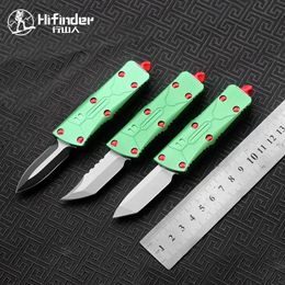 HIFINDER CNC MiNi knife D2 blade Aluminium handle Survival EDC Camping hunting outdoor kitchen tool