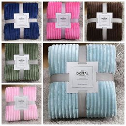 10 solid Colours velvet throw blanket elegant winter bedding soft throws blue grey sofa chaise blankets199t