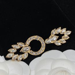 Fashion Woman Brooches Design Luxury Diamod Brooch For Wild Christmas Gift Brooches Accessories Supply