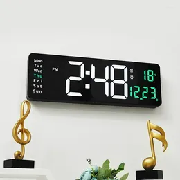 Wall Clocks Large Screen Function Lcdclk Nordic Digital Clock Simple Living Room LED