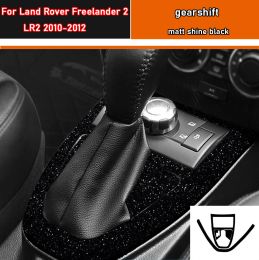 Car Interior Sticker Gear Box Protective Film For Land Rover Freelander 2 LR2 2010-2012 window Panel Sticker Carbon Fibre Black