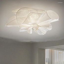 Chandeliers Geovancy Living Room Ceiling Light Master Bedroom Creative Art Petal Lamp Decorative Lamps. JXD-639