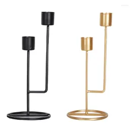 Candle Holders Holder 2 Pack For Pillar & Long/Dining Table Fits Thick