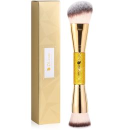 Ducare Dualed Sculpting Foundation Makeup Borstar Powder Concealer Blush Brush For Liquid Cream Contour Blending Face Brush 240124