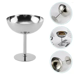 Dinnerware Sets Ice Cream Cups Dessert Dish Stainless Steel Sundae Bowls Fruit Snack Candy Cup Appetiser Plates Serving Portion