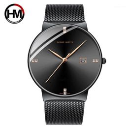 Men Watch Stainless Steel Classical Business Waterproof Top Quartz Movement Wristwatches Calendar relogio masculino1282g