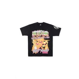 Hellstar T-shirt 2024 Designer Men's and Women's T-shirt Fashion Hip Hop Hellstar Studios Angle Tee ins Same Style Angel Baby Men's and Women's Short T