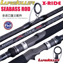 Lurekiller XRide Seabass Rod Fuji Parts Alconite Rings 24M27M29M Spinning Fishing Lure 1050g Light shore jigging rod 240119