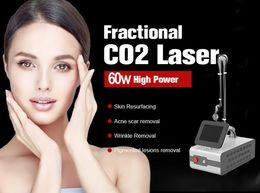 New Portable Fractional CO2 Laser Machine Scar Stretch Marks Removal Wrinkle Treatment RF Metal Tube Skin Resurfacing Beauty Equipment