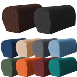 Chair Covers 2PCS/SET Thickened Non Slip Couch Arm Protector Stretchy Flannel Furniture Sofa Armrest Cover For Sofas