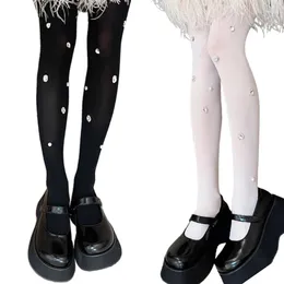 Women Socks Stylish And Eye Catching Beaded Thin Stockings Pantyhose For Sexy Club Party Tights