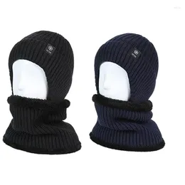 Berets Men Trapper Hat Versatile Beanie Bomber Winter Outdoor Costume Accessory Father
