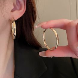 30/40cm Hoop Earrings 18K Gold Copper Large Lightweight Hypoallergenic Earrings for Women Girls Fashion Jewellery Gift