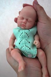 7 Micro Preemie Full Silicone Baby Doll Sweet Dreams Bellaand Jose Lifelike Mini Reborn Doll Surprice Children Anti-Stress 240122